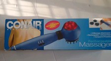 NIB Vintage Conair Handheld Massager Rechargeable Infared Heat Model HM10