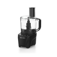 BLACK+DECKER Easy Assembly 8-Cup Food Processor, 850W, 2 Speeds + Pulse, Chop
