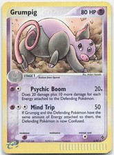 Grumpig Holo Rare EX Dragon DR Psychic Reverse Holo 6/97 2003 NM on eBay