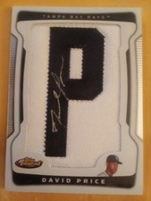 David Price NICE 2009 Topps Finest Letter 