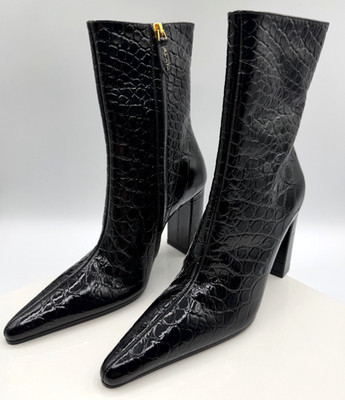 Alaïa Stiefelette Ankle Boots 90 Alligator Schwarz Black Alligator Gr. Size 37