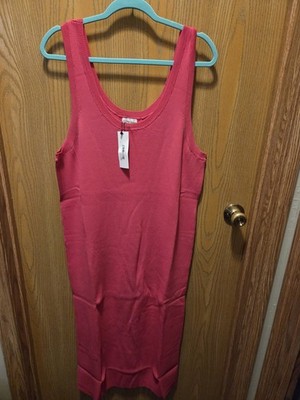 THE DROP Yasmin Hot Pink Tank Dress. Size 2X. NWT