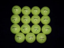 15 Yellow Titleist Pro V1 Golf Balls