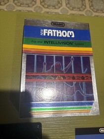 Fathom Intellivision Cart Box Manual No Overlays  Tested Works