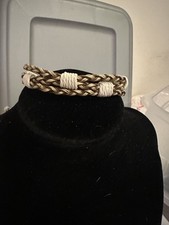 Adjustable 3 Braids Connected By White String Like Various String