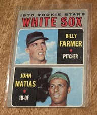 1970 Topps Rookie Stars - RC Chicago White Sox #444 Farmer / Matias