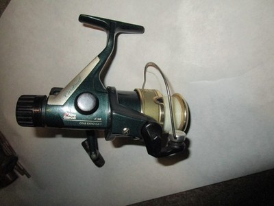 Vintage Abu GARCIA C3R Cardinal  5.2:1 Spinning Reel Green WORKS