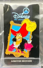 Disney 2025 Bradford Exchange Peter Pan Captain Hook Pin