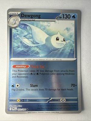 Dewgong 022/094 Me02: Phantasmal Flames Reverse Holo