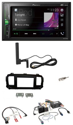 Pioneer MP3 DAB Steering Wheel 2DIN Bluetooth Car Stereo for Citroen Jumpy Spacetourer P
