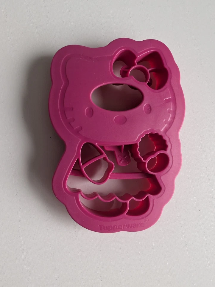 ✅ Tupperware - Tupper - 3x Hello Kitty Ausstecher - Pink - Weihnachten - Kekse ✅ - Bild 4 von 4