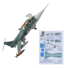 DIY 1/33 US F-104G Star Fighter Plane Paper Model Military Puzzle Kit Collection