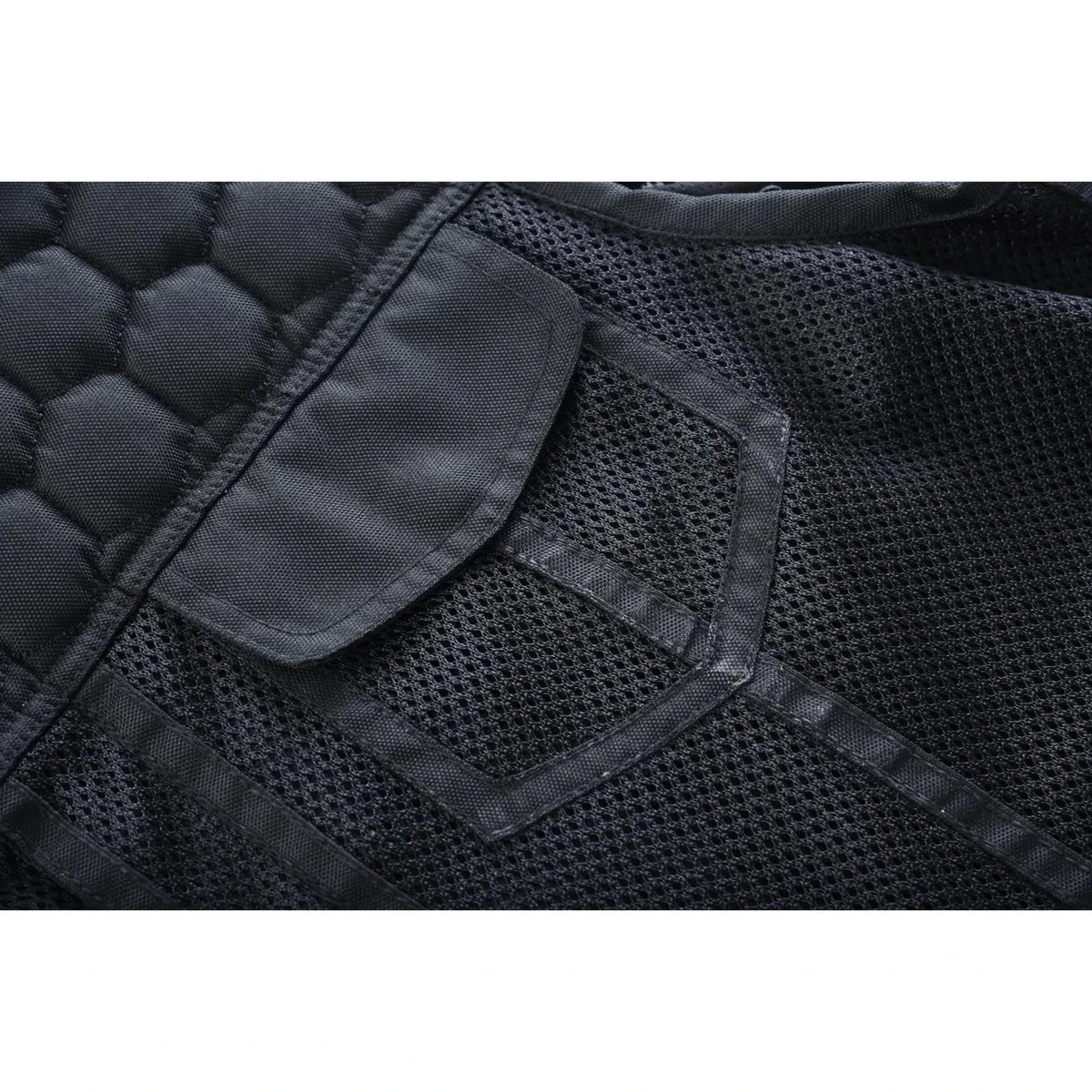 SOA Mens Textile Vest Paisley Style Motorcycle Biker Club Concealed Carry Pocket - product detail image 11