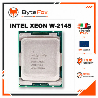 Intel Xeon W-2145 SR3LQ 8C 3,7GHz 4,5GHz 11MB 140W LGA2066 DDR4-2666