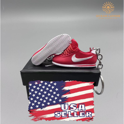 Best Quality Jordan 3D Mini Sneaker Keychain, Shoe Box, Display Box Option