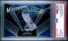 2022 PANINI MOSAIC MOOKIE BETTS  V TOOL #VT2 LOS ANGELES DODGERS PSA 10