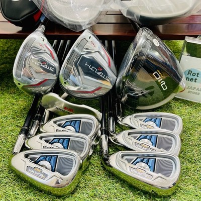 Ladies TaylorMade FullSet New Qi10 1w Stealth2 3w 5hy Used Burner irons Women