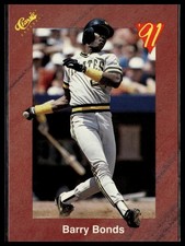 1991 Classic Ii T78 Barry Bonds - Pirates