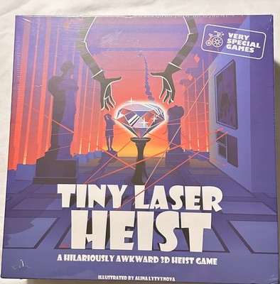 Tiny Laser Heist Hilariously Awkward 3D Board Game Brand Nee Sealed. 