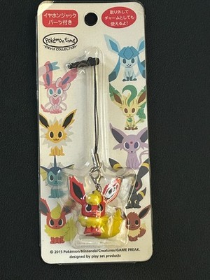 Pokemon Time Flareon Eievui Collection Phone Strap Charm Figure