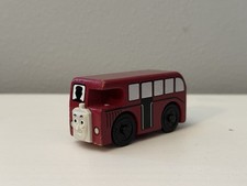 Bertie - Thomas  Friends 2003 Wooden Railway Classic Bus Road Vehicle Rare VTG