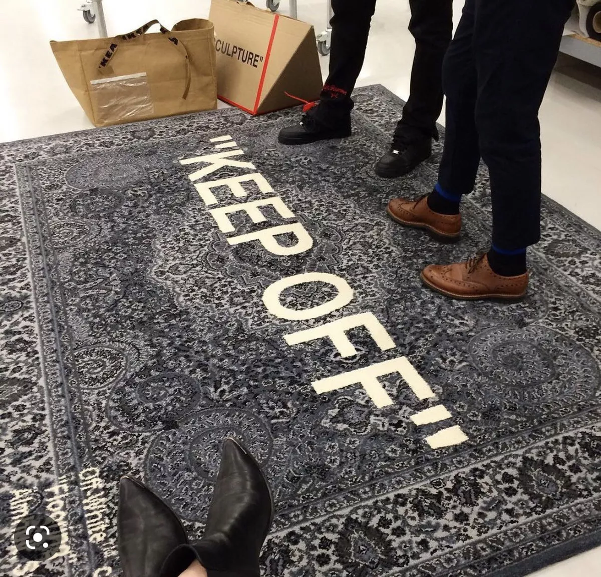 virgil abloh ikea rug