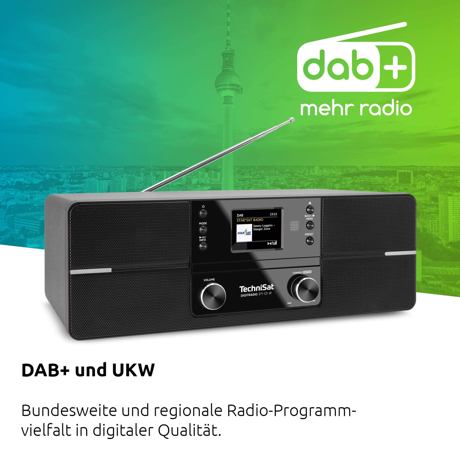 Thumbnail - Technisat Digitradio 371 Cd Ir - Stereo Internetradio (dab+, Ukw,