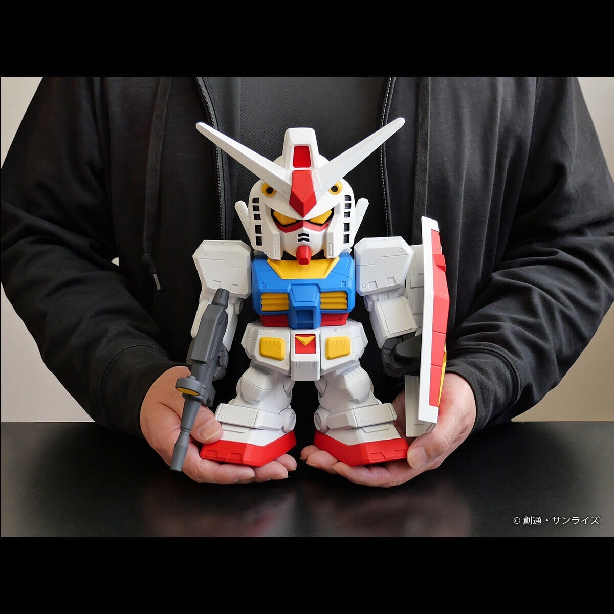 PLEX Jumbo Soft Vinyl Figure SD Gundam RX-78-2 In the Box BANDAI