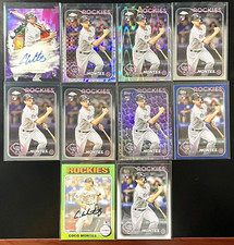 COCO MONTES 2024 Topps Finest PURPLE AUTO #63/125 - Colorado Rockies RC Lot 10