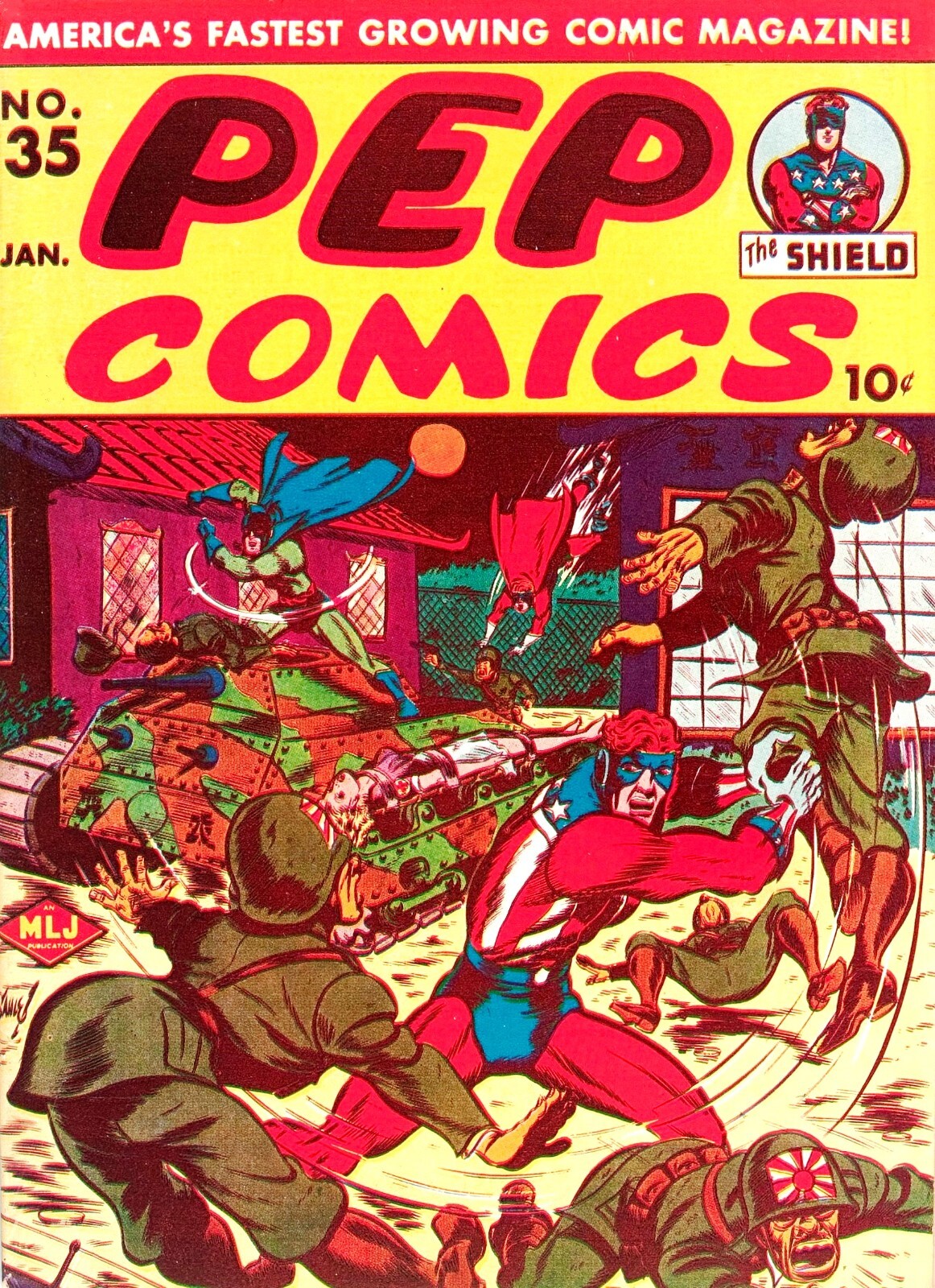 Pep Comics #35 Photocopy Comic Book