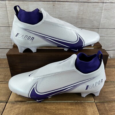 Nike Air Vapor Edge Pro 360 Football Cleats White Purple Mens Size 16 CV6345-104 Nike Vapor Edge Pro 360 White Purple Football Cleats CV6345  main image 2