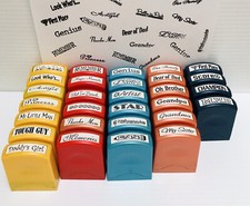 MessageStor Memory Making Stamps 29 Self Inking School Sports Scrapbook Teacher