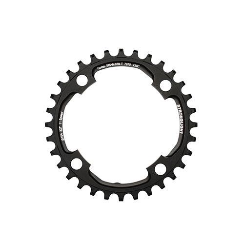 Plateau VTT 32 dents Stronglight en alu 7075 noir pour transmission 11v