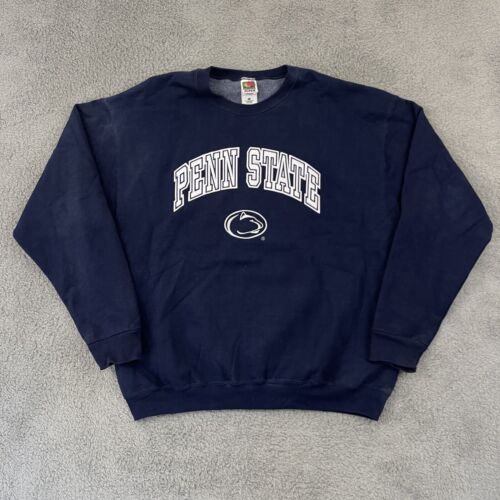 Vintage Penn State Sweatshirt Adult XL Blue College University 90s Pullover USA - Picture 1 of 8