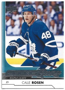 17-18 Upper Deck Young Guns Calle Rosen #216