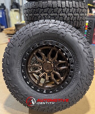 4) 17x9 Arena A109 Bronze Wheels 33