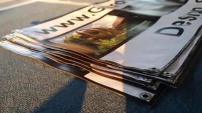 BAUZAUNBANNER 125 x 200 cm mit Wunschmotiv drucken