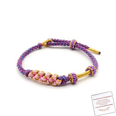 For Granddaughter - A Link That Can Never Be Undone Peach Blossom 05.-Purple