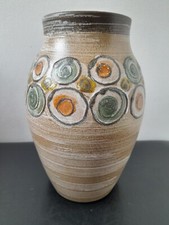 SUPERB  VINTAGE 1960s DENBY 'FLAMSTEAD' VASE BY 'GLYN COLLEDGE'