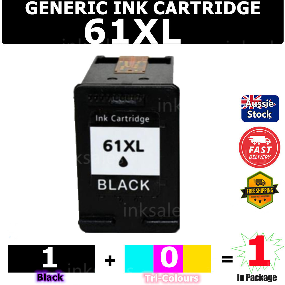 Generic HP61XL 61 Ink For HP Deskjet 1010 1055 2000 Envy 4504 Officejet ...
