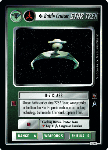 Battle Cruiser - Mirror Mirror - Star Trek CCG 1E - Picture 1 of 1