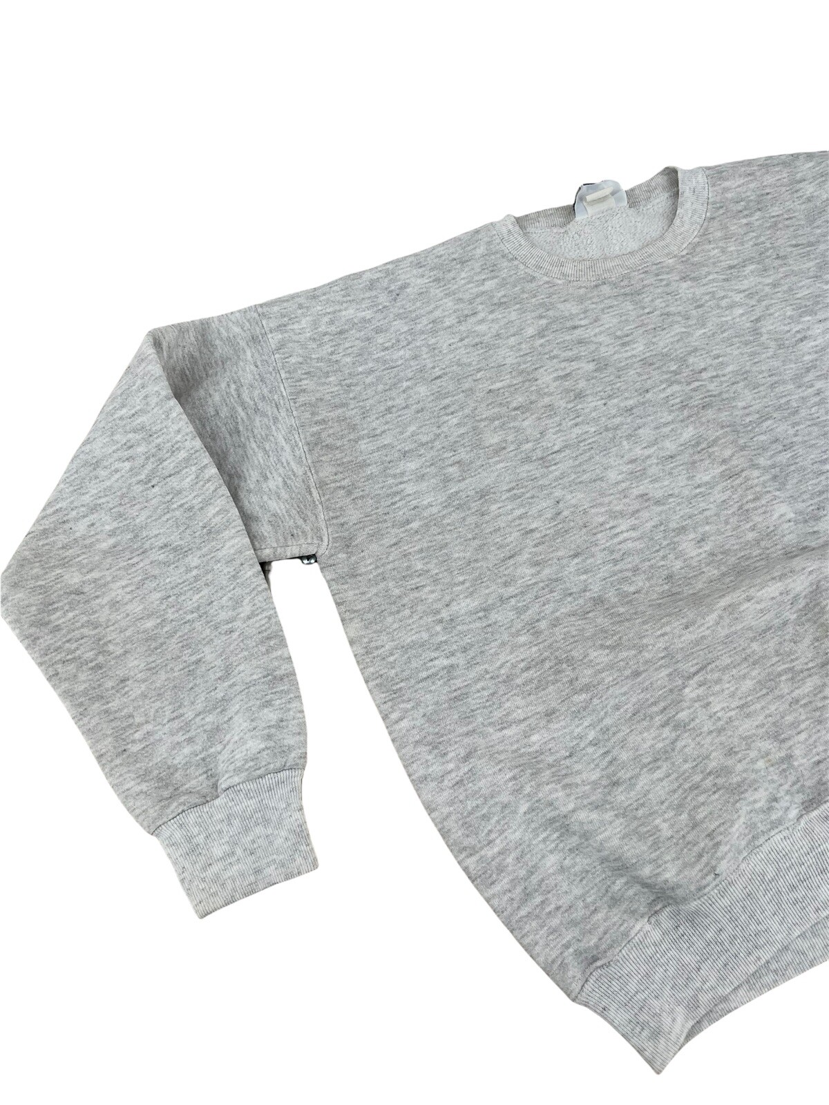 Vtg Solid Heather Light Gray Lee Heavyweight USA … - image 8