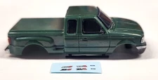Road Race Replicas / Nu-Rora Sport Pickup HO Scale Slot Car Body - Green - RRR