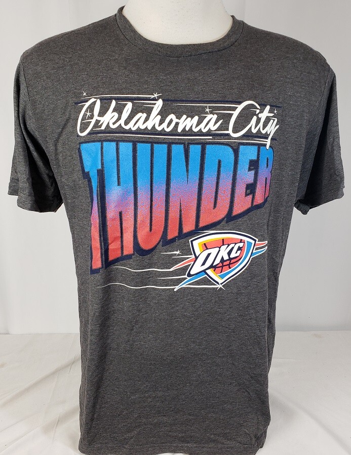 Brand New Men's NBA Oklahoma City Thunder Shirt Ring Spun Soft Large