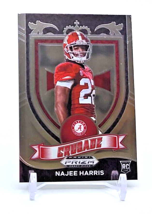 Najee Harris ROOKIE CARD "Crusade" 2021 Panini Prizm Draft Picks #172 Alabama RC