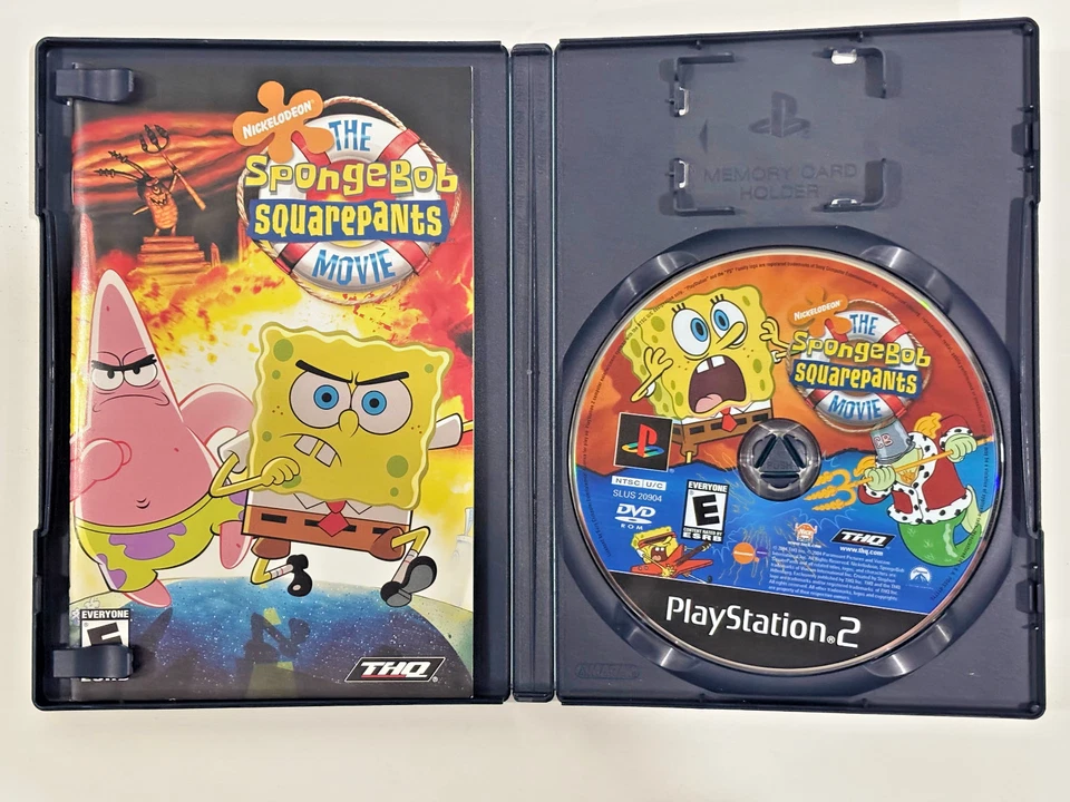The SpongeBob SquarePants Movie (Sony PlayStation 2 PS2, 2004) CIB & Mint! - Bild 3 von 4