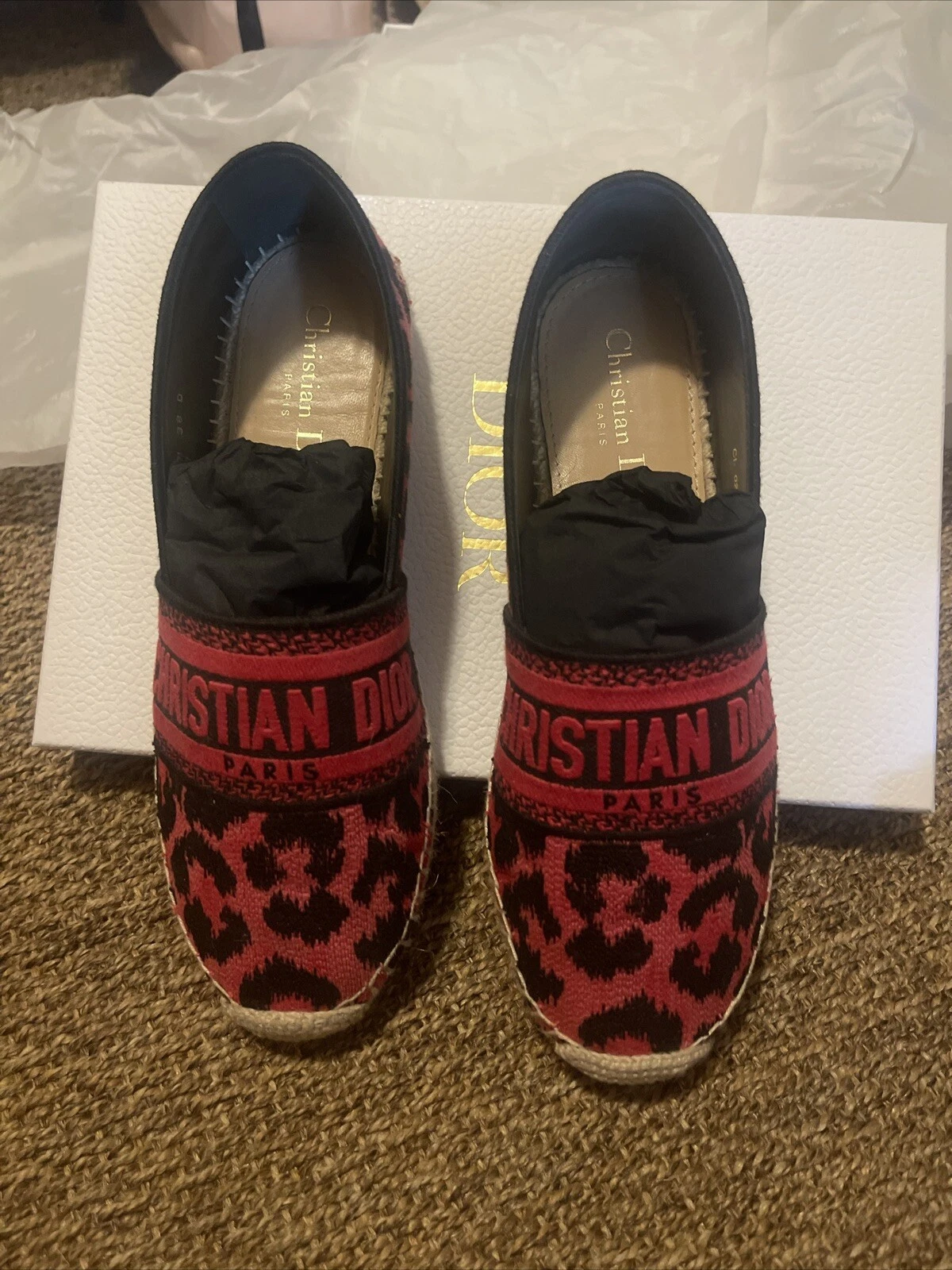 CHRISTIAN DIOR Espadrille 8 Reg.