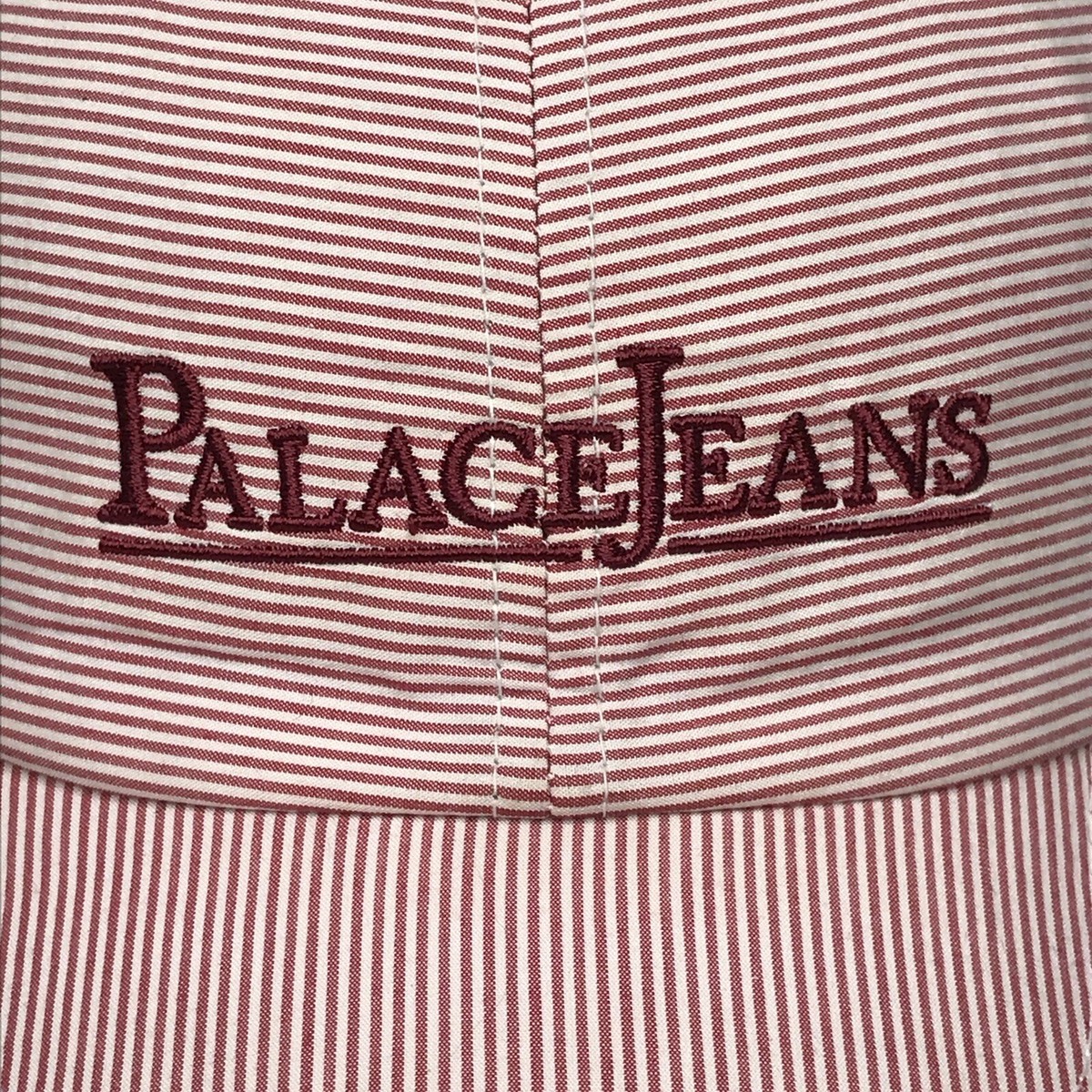 Palace Jeans” Palace Skateboard Cap Hat Embroidered White  display picture 1