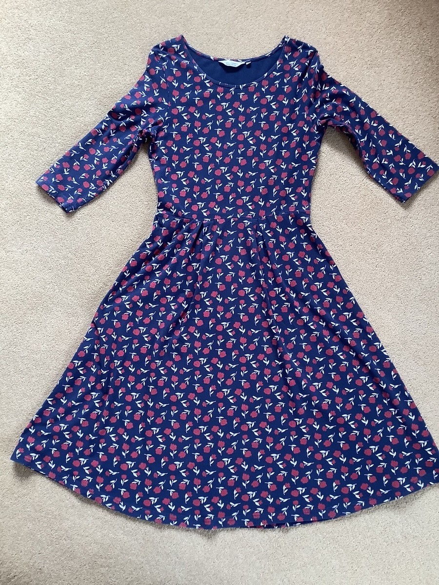 Ladies SEASALT Cornwall Moules II Organic Cotton Jersey Dress Size