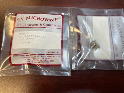 SV Microwave SF2952-6313 SMA Female Flange Mount Connector, 4 Hole (Solder Pot)